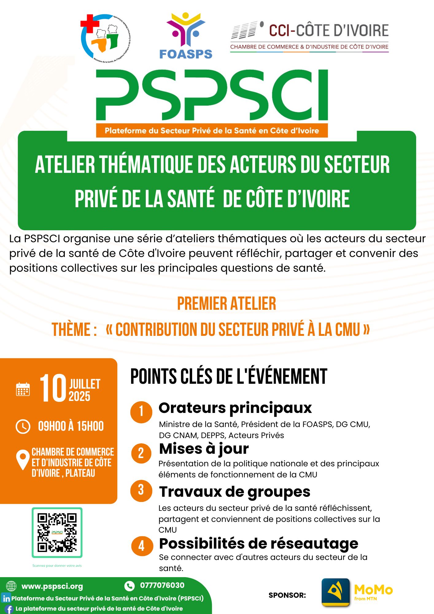 Atelier Thématique – La PSPSCI Vous Donne Rendez-Vous !
